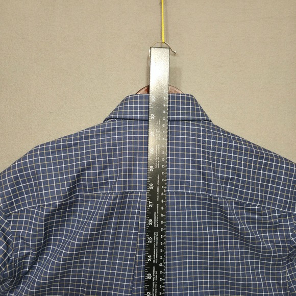 Duluth Mens Blue Checked Long Sleeve Button Up‎ Shirt Size Small - Picture 6 of 6